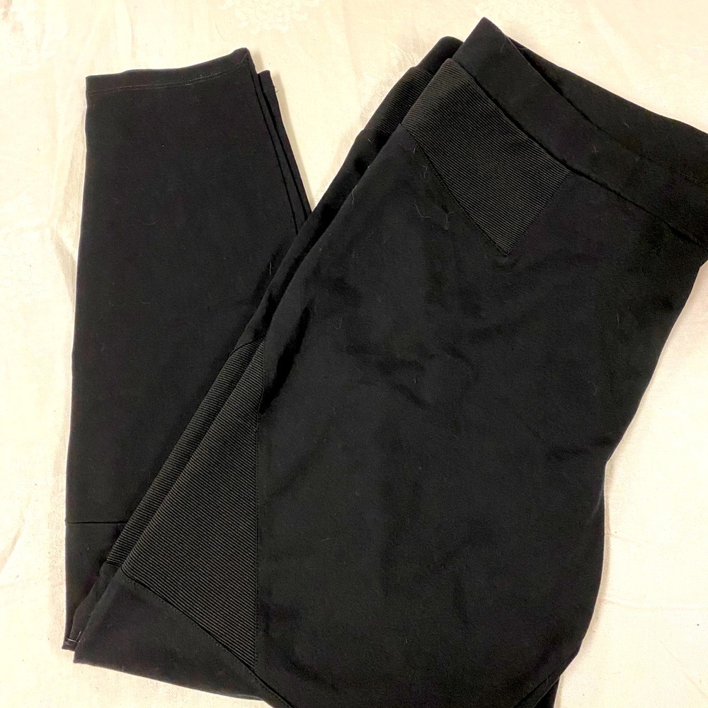 Dex ankle pants with elastic panels